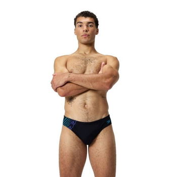 Speedo 7CM TECH PANEL Pánske plavky, čierna, veľkosť