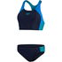 Speedo COLOURBLOCK SPLICE 2 PIECE Dámske dvojdielne plavky, tmavo modrá, veľkosť