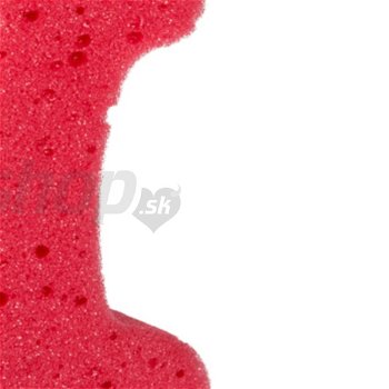 Špongia na sprchovanie penis červená