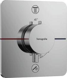 Sprchová a vaňová batéria Hansgrohe ShowerSelect Comfort Q bez podomietkového telesa chróm 15583000