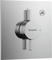 Sprchová batéria Hansgrohe DuoTurn E bez podomietkového telesa chróm 75617000
