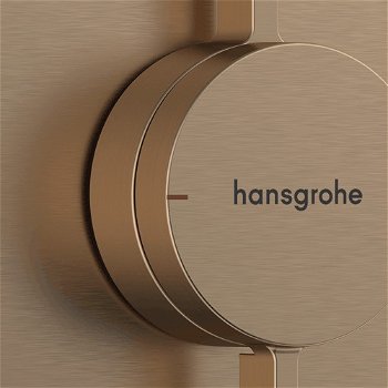 Sprchová batéria Hansgrohe DuoTurn S bez podomietkového telesa kartáčovaný bronz 75618140