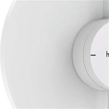 Sprchová batéria Hansgrohe DuoTurn S bez podomietkového telesa matná biela 75618700