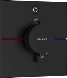 Sprchová batéria Hansgrohe ShowerSelect Comfort E bez podomietkového telesa matná čierna 15571670