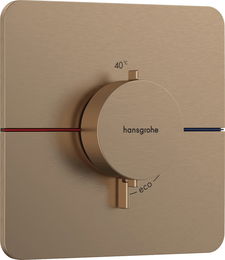 Sprchová batéria Hansgrohe ShowerSelect Comfort Q bez podomietkového telesa kartáčovaný bronz 15588140