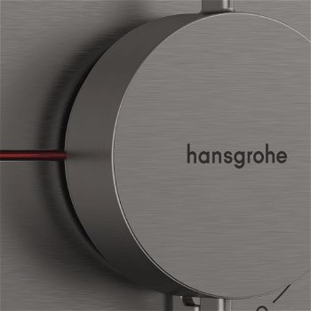 Sprchová batéria Hansgrohe ShowerSelect Comfort Q bez podomietkového telesa kartáčovaný čierny chróm 15581340