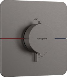 Sprchová batéria Hansgrohe ShowerSelect Comfort Q bez podomietkového telesa kartáčovaný čierny chróm 15588340