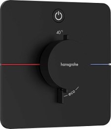 Sprchová batéria Hansgrohe ShowerSelect Comfort Q bez podomietkového telesa matná čierna 15581670