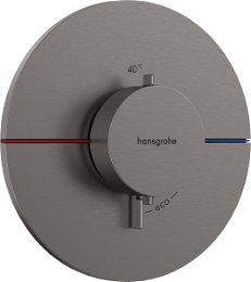 Sprchová batéria Hansgrohe ShowerSelect Comfort S bez podomietkového telesa kartáčovaný čierny chróm 15559340