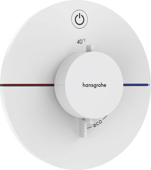 Sprchová batéria Hansgrohe ShowerSelect Comfort S bez podomietkového telesa matná biela 15553700