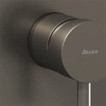 Sprchová batéria Ravak Espirit vrátane podomietkového telesa grafit kartáčovaný X070322