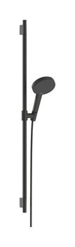 Sprchový set Hansgrohe Raindance Alive Select S kartáčovaný čierny chróm 24603340