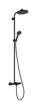 Sprchový systém Hansgrohe Activera S s vaňovým termostatom matná čierna 28871670