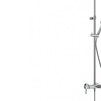 Sprchový systém KLUDI LOGO NEO na stenu s pákovou batériou chróm 6808305-00