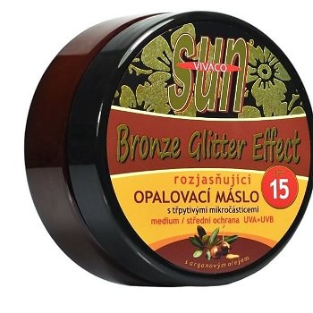 Sun Opaľovacie maslo Argan bronzer glitter OF 15 200 ml