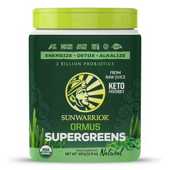 Sunwarrior Ormus Warrior Super Greens Bio 450 g