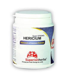 SUPERIONHERBS Hericium, Levia hriva 90 kapsúl