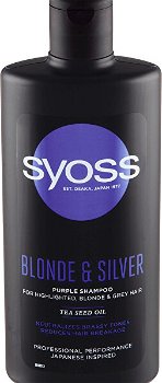 Syoss Šampón pre blond a šedivé vlasy Blond & Silver (Purple Shampoo) 440 ml