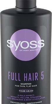 Syoss Šampón pre slabé a jemné vlasy Full Hair 5 (Shampoo) 440 ml
