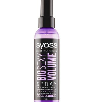 Syoss Stylingový sprej pre objem vlasov a ochranu pred teplom Big Sexy Volume 4 (Blow-Dry Spray) 150 ml