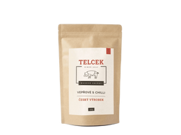 Telcek Mäsové bravčové chipsy chilli 50 g