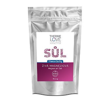 THERMELOVE Živá magnéziová kúpeľová soľ (Magnesium Salt) 450 g