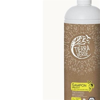Tierra Verde Brezový šampón na suché vlasy s vôňou citrónovej trávy 1 l