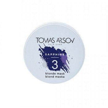 Tomas Arsov Maska potláčajú žlté a zlatisté tóny vlasov Sapphire ( Blonde Mask) 250 ml