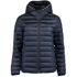 Tommy Hilfiger LW PADDED GLOBAL STRIPE JACKET Dámska jesenná bunda, tmavo modrá, veľkosť