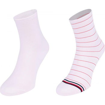 Tommy Hilfiger WOMEN SHORT SOCK 2P PREPPY Dámske ponožky, ružová, veľkosť