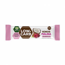 Topnatur Low carb Tyčinka kokos a malina 40 g