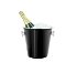 TORO Nerezová chladiaca nádoba na šampanské a víno TORO 22cm čierna