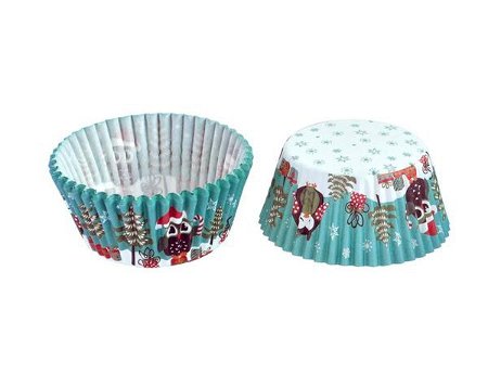 TORO Papierové košíčky na muffiny TORO 60ks sovy