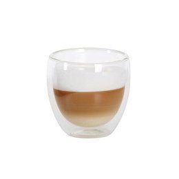 TORO Sklenený hrnček Cappuccino TORO dvojité borosilikátové sklo 280ml