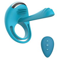 ToyJoy Happiness Passionate Joy Stick, silikónový erekčný krúžok na penis a semenníky