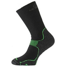Trekingové merino ponožky Lasting WSB 906 čierna