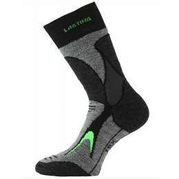 Trekingové ponožky Lasting TRX 906 sivá
