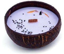 Tropikalia Sviečka z kokosu - vône Čučoriedka a vanilka