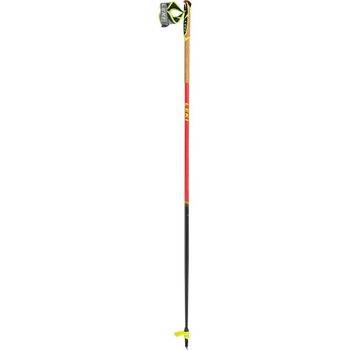 Turistické palice Leki Mezza Race naturalcarbon-fluorescent red-neonyellow 64940641