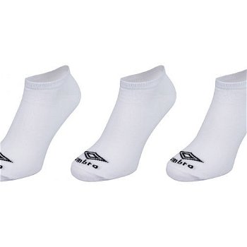 Umbro NO SHOW LINER SOCK - 3 PACK Ponožky, biela, veľkosť