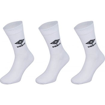 Umbro SPORTS SOCKS - 3 PACK Ponožky, biela, veľkosť