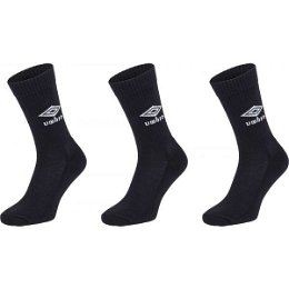 Umbro SPORTS SOCKS - 3 PACK Ponožky, čierna, veľkosť