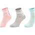 Umbro STRIPED SPORTS SOCKS JNR - 3 PACK Detské  ponožky, lososová, veľkosť