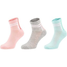 Umbro STRIPED SPORTS SOCKS JNR - 3 PACK Detské  ponožky, lososová, veľkosť