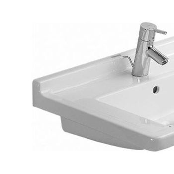 Umývadlo Duravit Starck 3 70x49 cm otvor pre batériu, s prepadom 0304700000