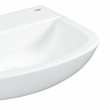 Umývadlo Grohe Bau Ceramic 55,3x38,6 cm alpská biela otvor pre batériu uprostred 39440000