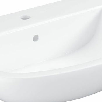 Umývadlo Grohe Bau Ceramic 64,6x46,8 cm alpská biela otvor pre batériu uprostred 39420000