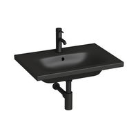 Umývadlo Jika MIo-N 80x45 cm černá mat otvor pre batériu uprostred H8127167161041
