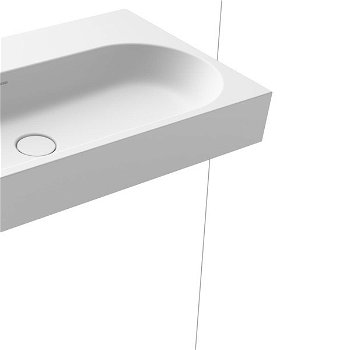 Umývadlo Kaldewei Centro 3062 90x50 cm alpská biela bez otvoru pre batériu, bez prepadu 903506003001