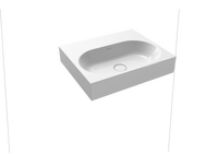 Umývadlo Kaldewei CENTRO 60x50 cm alpská biela otvor pre batériu, bez prepadu KW3061PE1